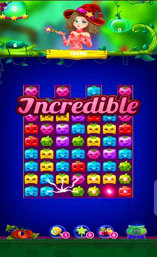 Witch Fruit Crush: Sweet Fruit Match 3 - Puzzle screenshot 5