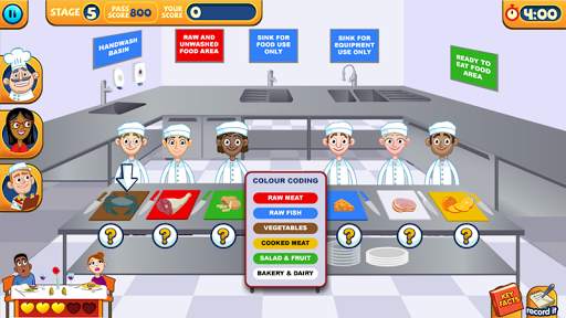 A Game to Train Food Safety screenshot 4