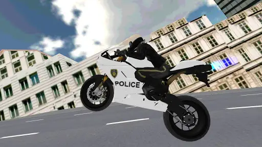 Police Motorbike Simulator 3D 1 تصوير الشاشة