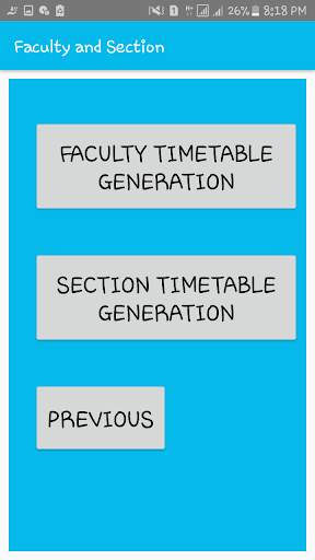 DEPARTMENT TIME TABLE GENERATOR APP screenshot 6