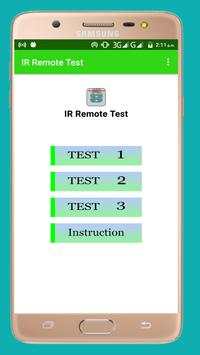 IR Remote Tester, Blaster screenshot 1