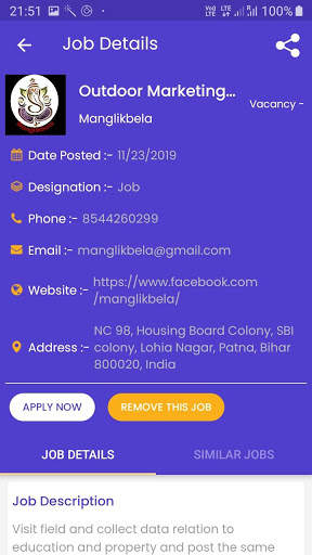 Job Search App - Free Job Post India screenshot 4