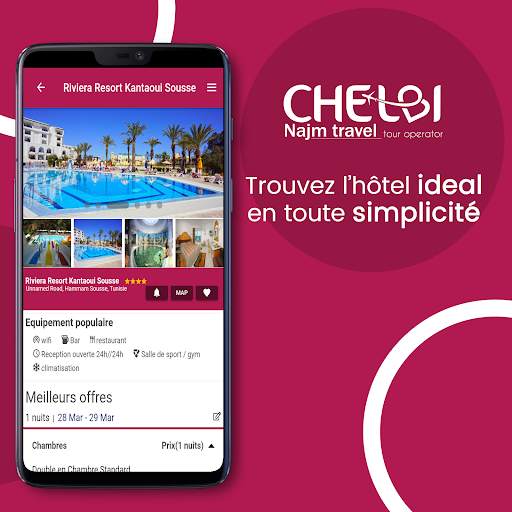 Chelbi booking screenshot 3
