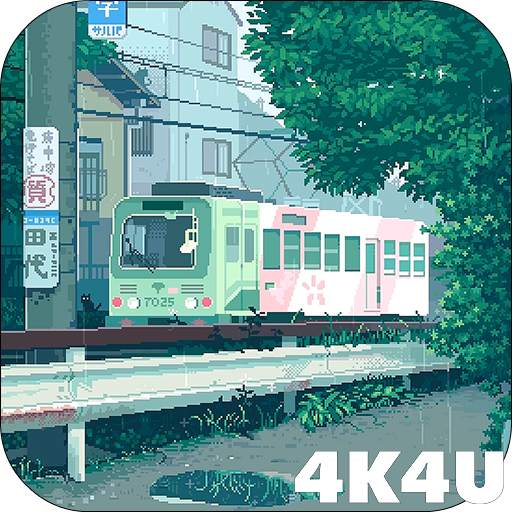 Rain Pixel Art 2D Live Wallpaper 2.04