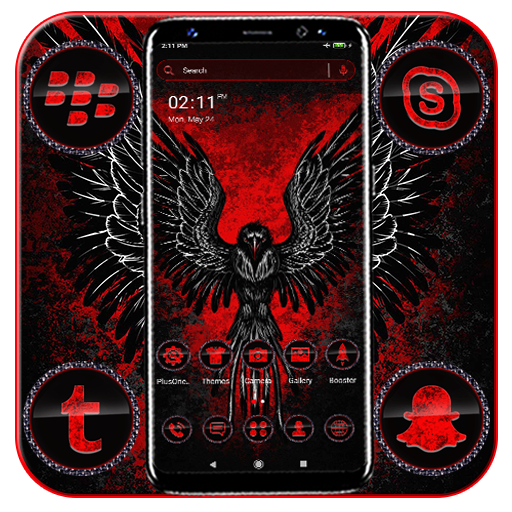 Eagle Red Theme Launcher icon
