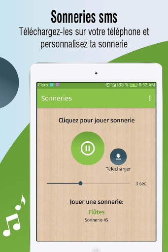 Sonneries de sms gratuites, sonneries de message screenshot 9