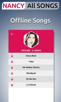 نانسي عجرم - أغاني وكلمات screenshot 4