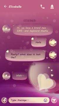 GO SMS DREAM OF LOVE THEME screenshot 3