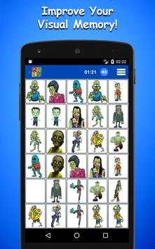 Zombies Memo Game screenshot 2