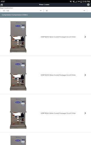 Carrier® Chillers screenshot 11