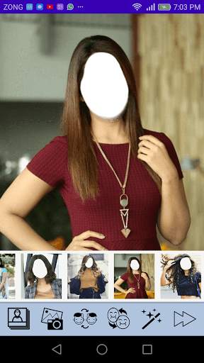 Women Hair Styles Photo Collage screenshot 7