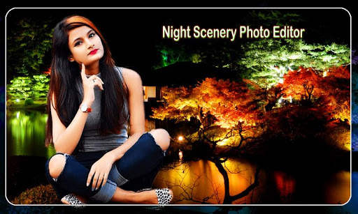Night Scenery Photo Editor : Photo frame screenshot 3