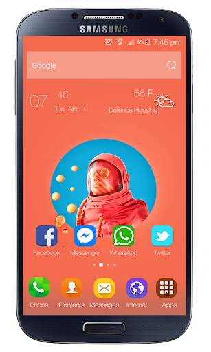 Theme Vivo V19 Launcher screenshot 1