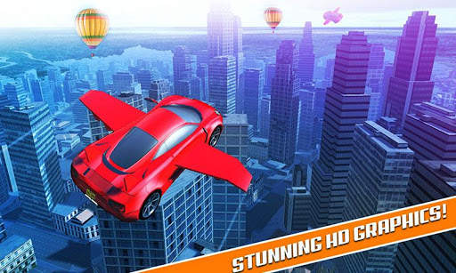 Flying Car 3D: Race Car Simulator 2017 screenshot 2