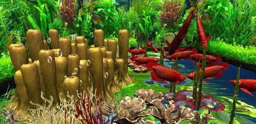 3D Red Arowana Live Wallpaper Pro screenshot 4