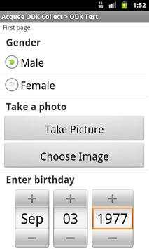 Acquee ODK Collect screenshot 2