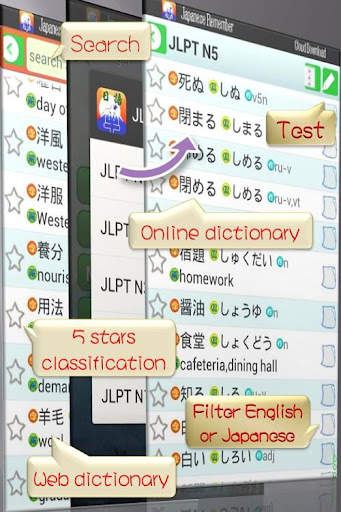 Japanese Remember, JLPT N5~N1 screenshot 6