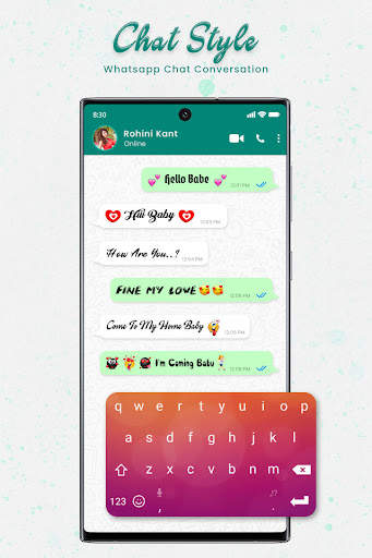 Chat Style : Stylish Font & Keyboard For Whatsapp screenshot 2