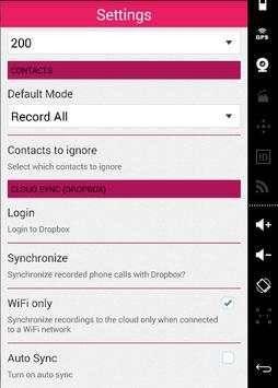 Automatic Call Recorder 2016 screenshot 2