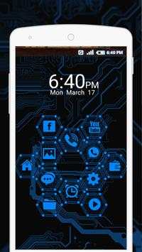 Electric Black Launcher screenshot 1