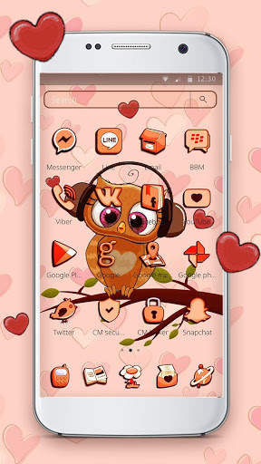 Cocoa Chocolate Owl Theme screenshot 3