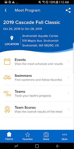 Meet Mobile: Swim screenshot 2