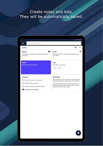 Safe Notes - Protect your notes, list, audio screenshot 10