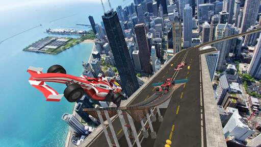 Car stunt racing Formula cars screenshot 3