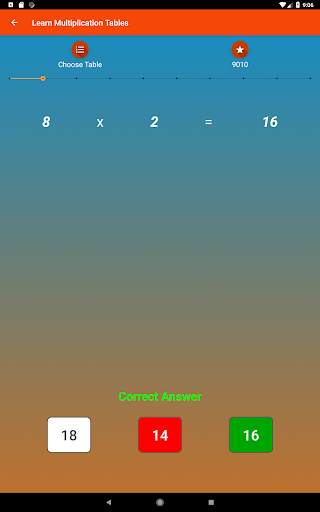 Multiplication Tables Math Game & Four Operations screenshot 11