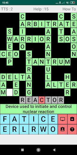 Crossword Puzzle स्क्रीनशॉट 3
