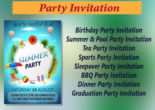 Party Invitation Card Maker screenshot 3