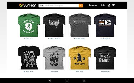 Sunfrog: Online T-shirt Shop screenshot 8