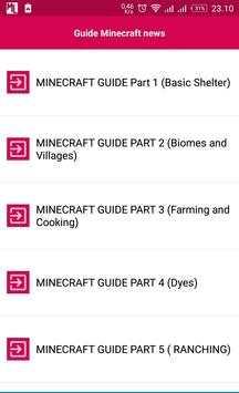 guide for minecraft screenshot 1