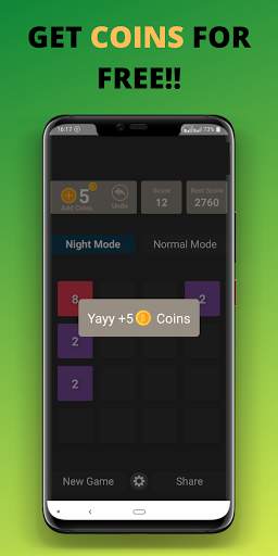 2048 Puzzle Game: Dark Mode & Casual Board Game screenshot 4