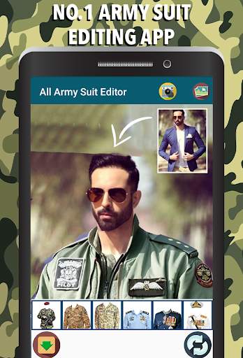 All Army Suit Editor 3 تصوير الشاشة