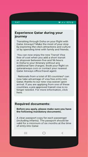 Qatar Visa Check and Apply screenshot 4