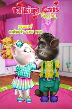Talking Cat Kiss Game screenshot 2