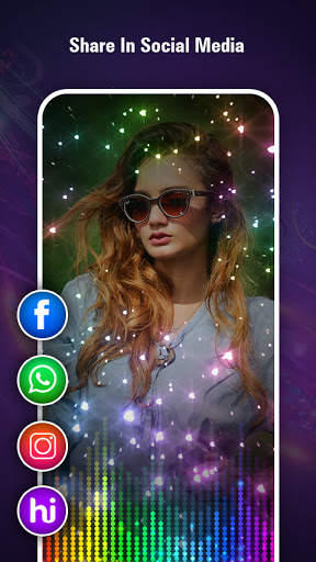 MBeat Partical Status Maker : Lyrical Video Maker screenshot 7