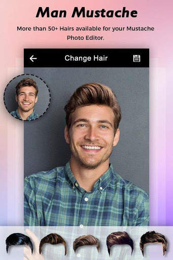 Men Hair Style Set My Face screenshot 4