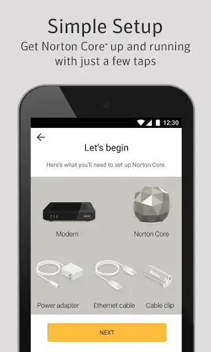 Norton Core Secure WiFi Router screenshot 1