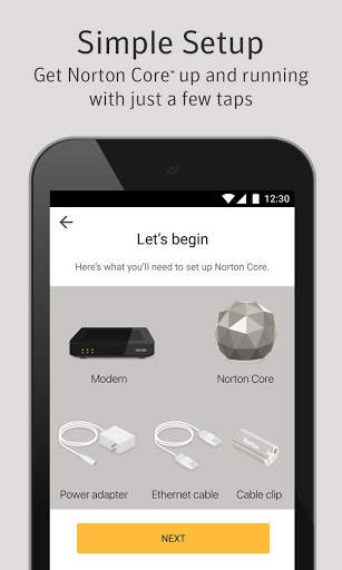 Norton Core Secure WiFi Router screenshot 1
