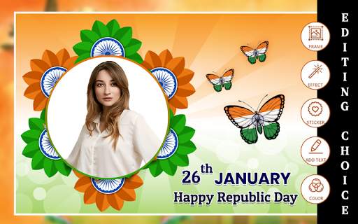 26 January Photo Frame - Republic Day Photo Maker screenshot 3