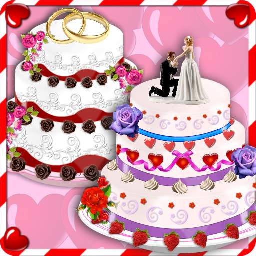 Rose Wedding Cake Maker Games 6.2.4