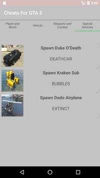 Cheats for GTA 5 screenshot 5