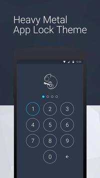 Heavy Metal: App Lock Theme screenshot 2