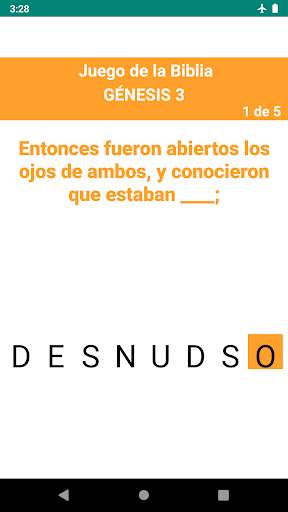 Juego de la Biblia screenshot 7
