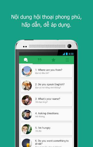 Học nghe và nói Tiếng Anh screenshot 1