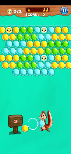 bubble shooter Squirrel crush puzzle screenshot 2