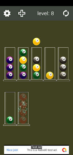 Sortir Bola Biliar screenshot 2