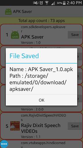 APK Saver screenshot 2
